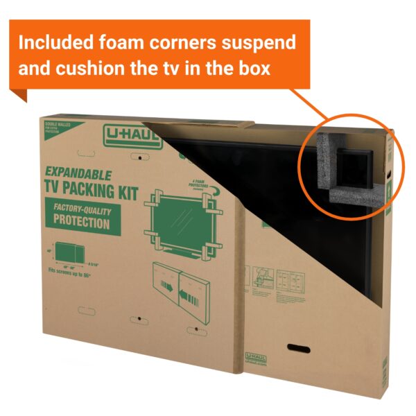 Heavy-Duty Expandable TV Moving Box - Extra-Large - Image 5