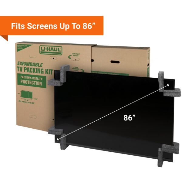 Heavy-Duty Expandable TV Moving Box - Extra-Large - Image 2