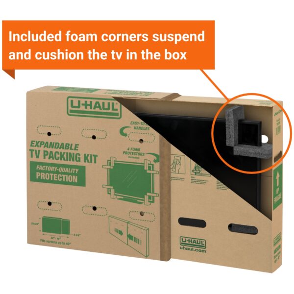 Heavy-Duty Expandable TV Moving Box - Medium - Image 4