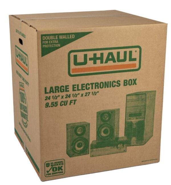 Large Electronics Moving Box